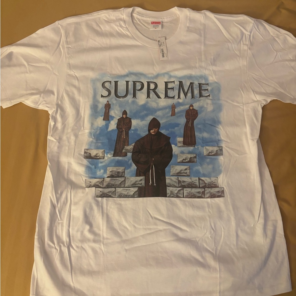 Supreme White Monks Graphic Tee
